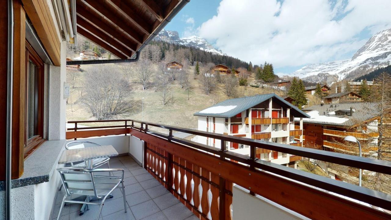 Gonenstein Residence In Leukerbad, Entire Apartment/Studio With Balcony Екстер'єр фото