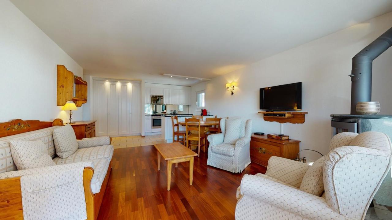 Gonenstein Residence In Leukerbad, Entire Apartment/Studio With Balcony Екстер'єр фото